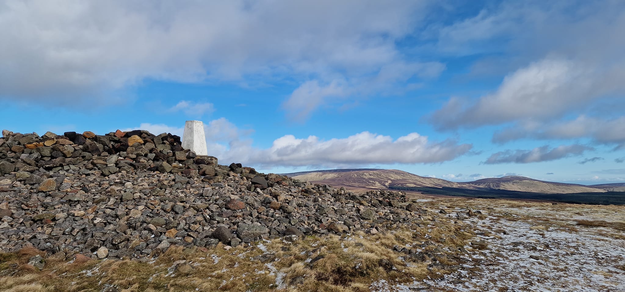 Kings Seat Summit Trig Point